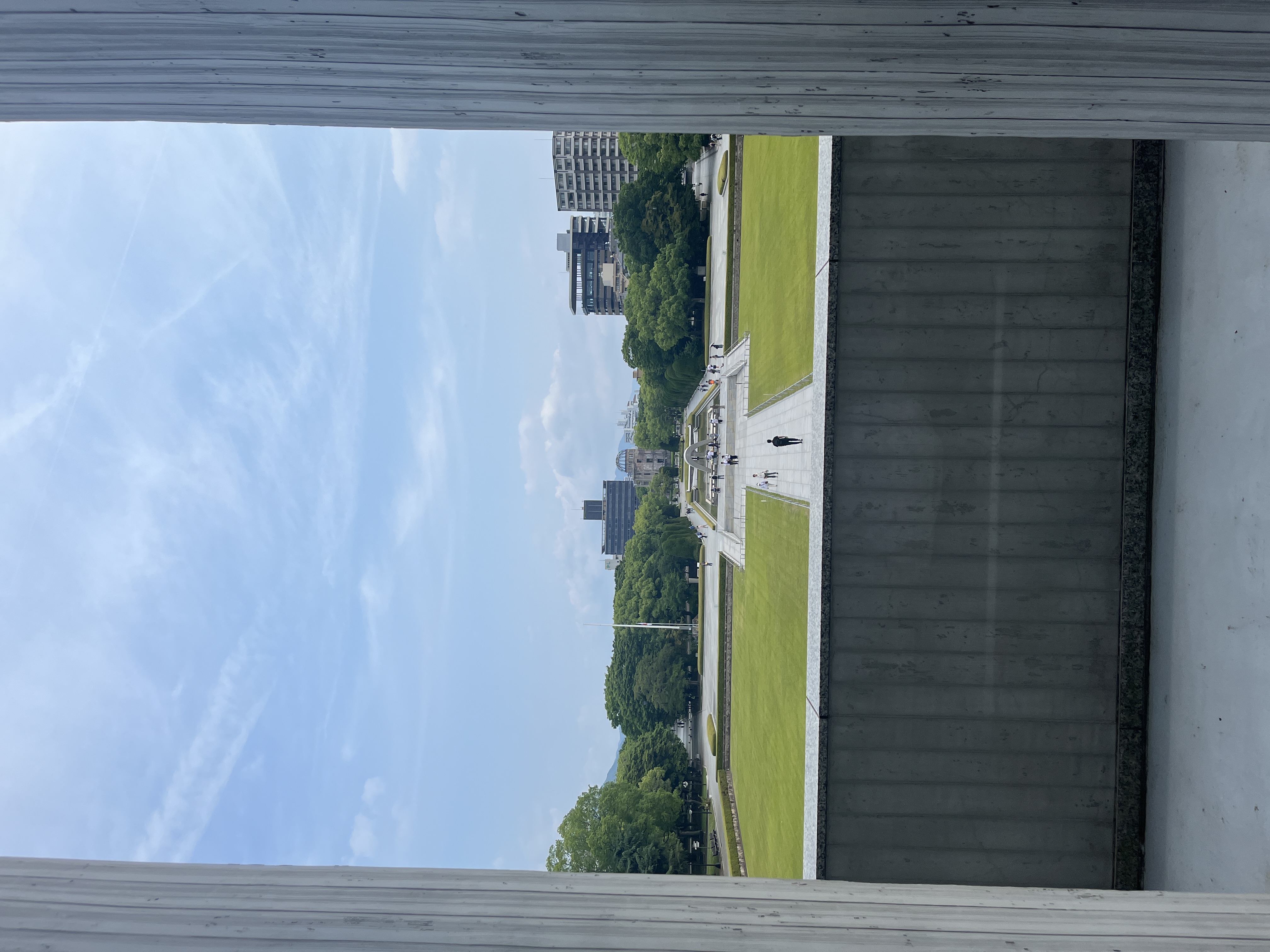 The Children's Peace Monument—funded by Japanese schoolchildren after Sadako Sasaki's death in 1955, age 12
