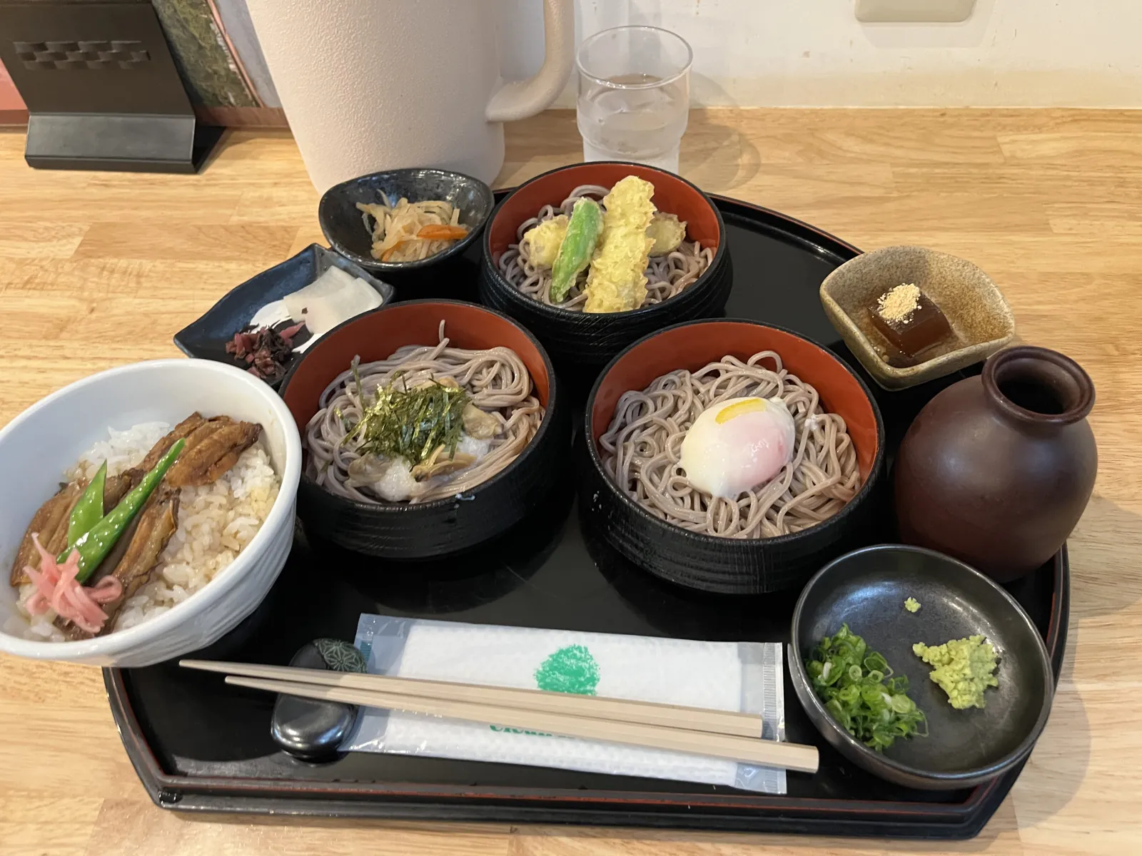Miyajima's three signature dishes—momiji manju, grilled oysters, and anago meshi