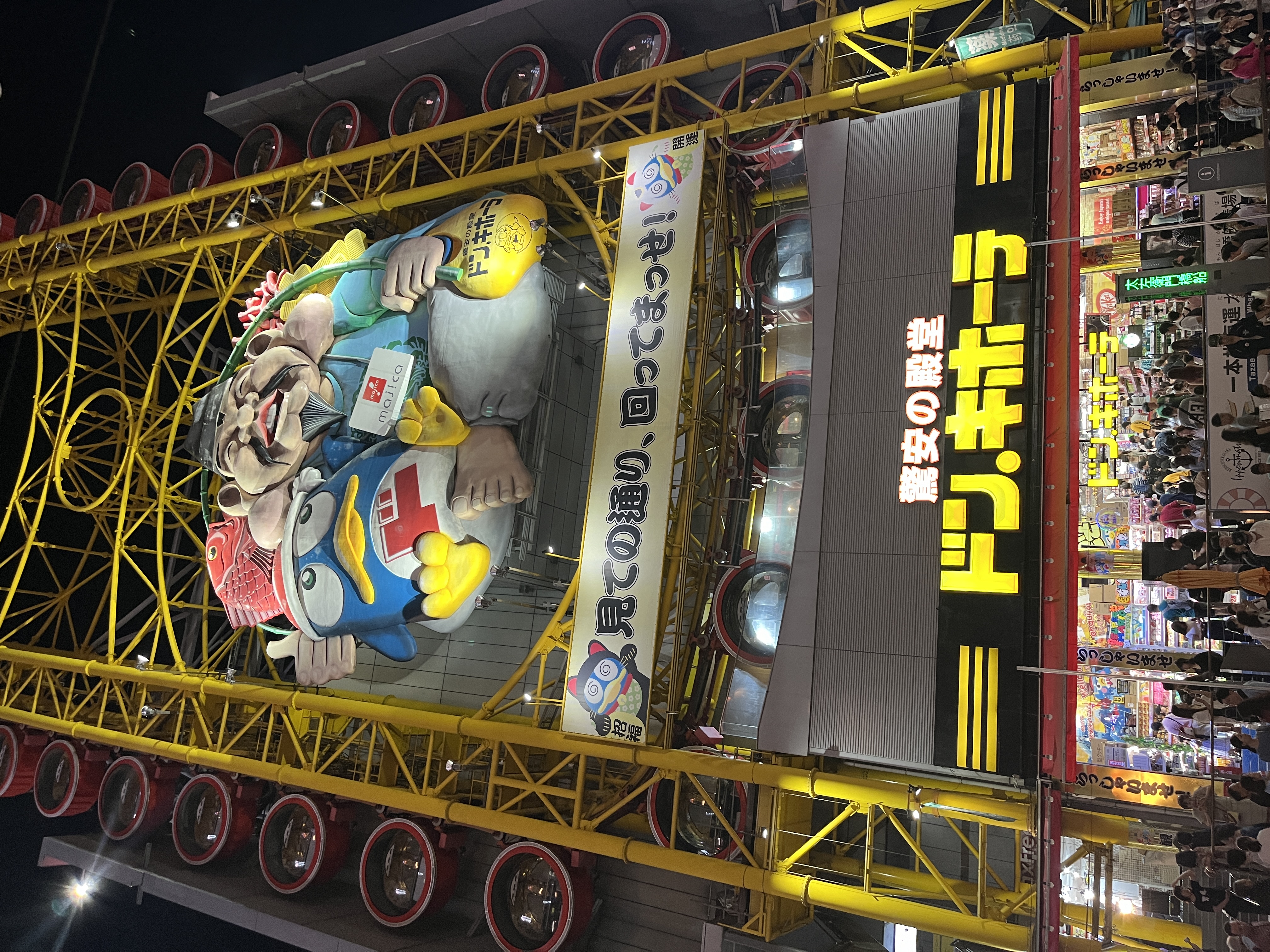 Dotonbori backstreets—the alleys south of the canal where Osakans actually eat