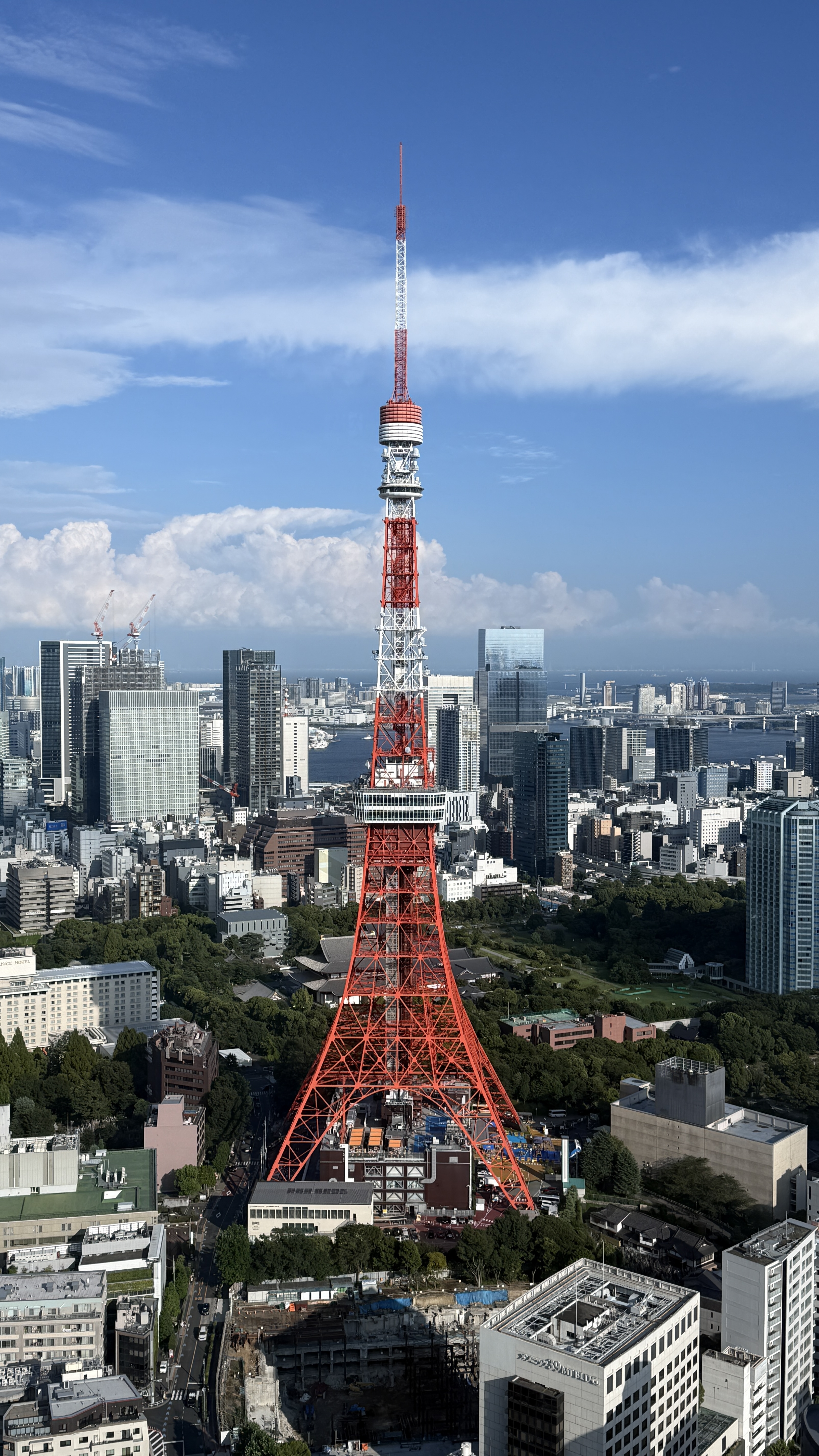 Tokyo Tower from Zojoji Temple—ancient gate and postwar tower in a single frame